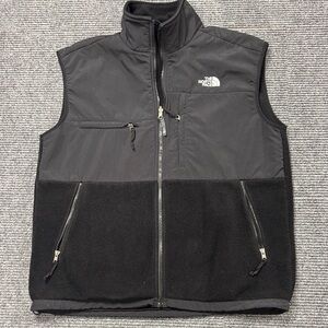 The North Face Men's Charcoal and Black Vest